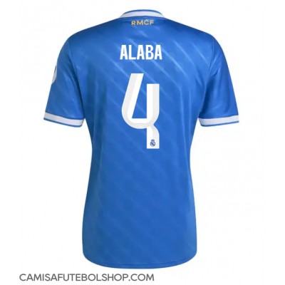 Camisa de time de futebol Real Madrid David Alaba #4 Replicas 3º Equipamento 2025-26 Manga Curta Camisa de time de futebol Real Madrid David Alaba #4 Replicas 3º Equipamento 2025-26 Manga Curta